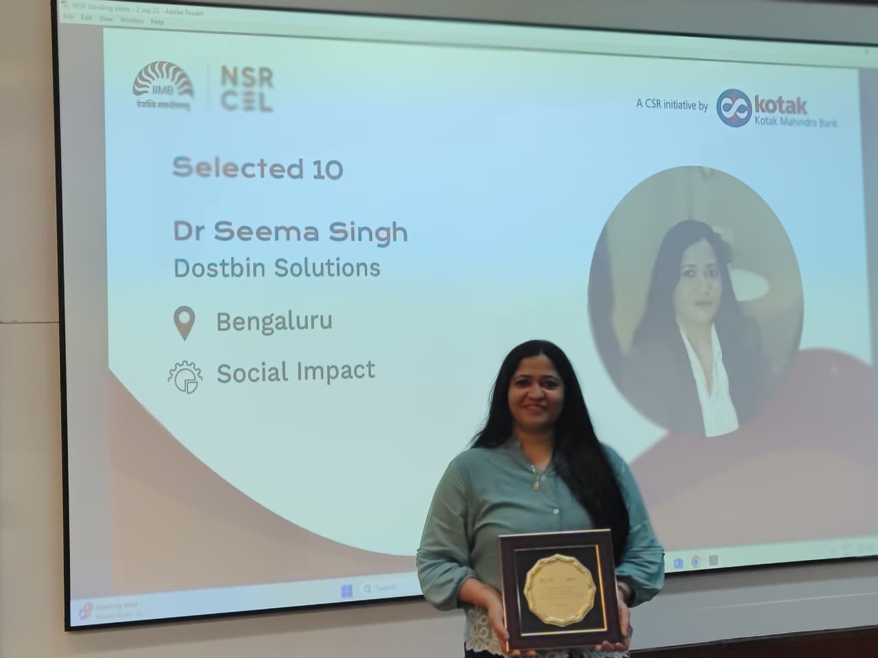 Dr. Seema Singh - NSRCEL